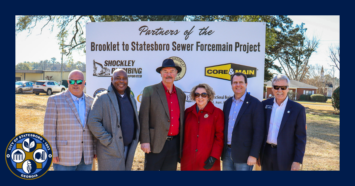 picture of elected officials at the groundbreaking